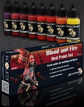 Blood and Fire - Red Paint Set - 8 kleuren - 17ml - SSE-005