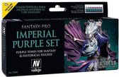 Vallejo val74104 Fantasy-Pro Imperial Purple Set - 8 x 17 ml