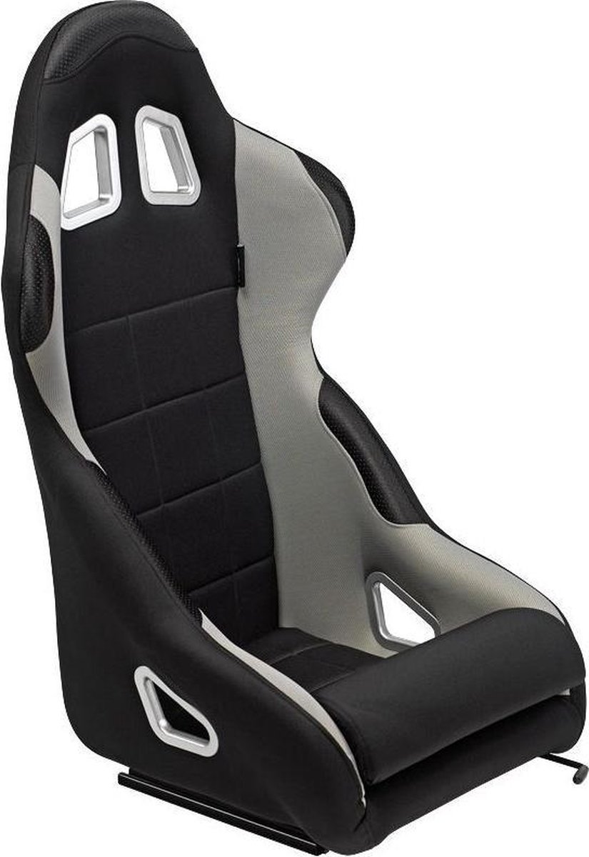 Autostyle Sportstoel Type Z Met Vaste Rugleuning Zwart/grijs