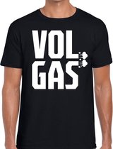 Vol gas festival t-shirt zwart heren 2XL