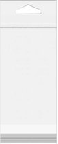 Headerbags 6.4x20.9cm Hersluitbaar en Kristalhelder (100 stuks)