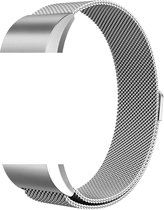 Adge® Milanees bandje - Fitbit Charge 2 - Zilver