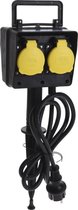 Fx Control Stekkerdoos Tuin 230v Geaard 1,5 Meter Zwart