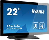 iiyama ProLite T2234AS-B1 touch screen-monitor 54,6 cm (21.5") 1920 x 1080 Pixels Multi-touch Multi-gebruiker Zwart