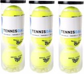9x Tennisballen in koker - Buitenspeelgoed - Tennissen