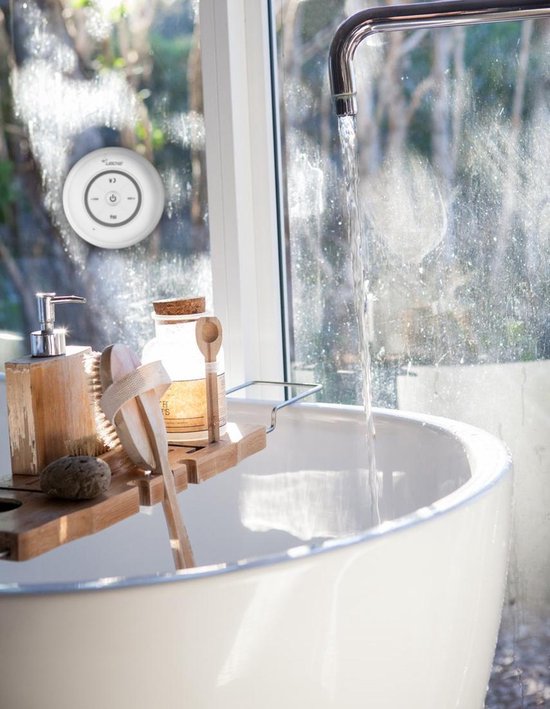 Leicke DJ Roxxx Shower TWS|SMART|Bluetooth-Lautsprecher, weiß — afbeelding 4