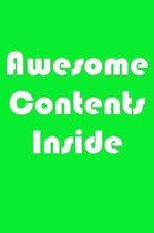 Awesome Contents Inside