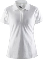 Craft Polo Shirt Pique Classic Women Wit maat XL