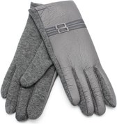 Handschoenen met Bandjes - Dames - Touchscreen Tip - Grijs - Dielay