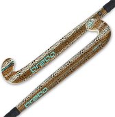 Brabo O'Geez Cheetah Aqua Hockeystick Unisex - Black/Aqua