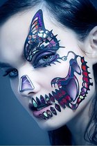 Face-lace Mariposa sticker voor het gezicht