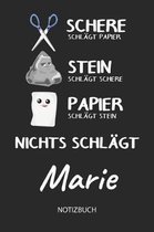Nichts schl gt - Marie - Notizbuch