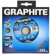 Graphite Diamantschijf 125x22x8,0x2,4mm, Segment Type X, Gelaserd, Harde Materialen Mpa En13236