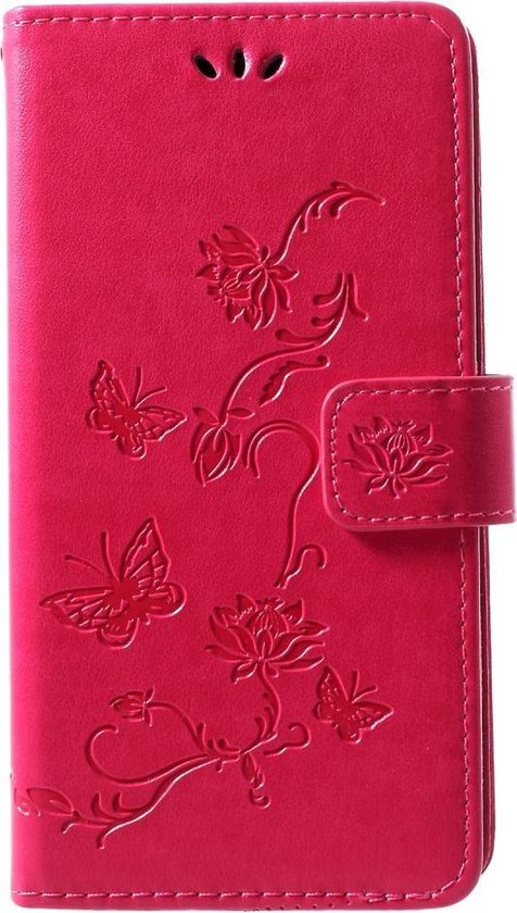 Étui pour Huawei P30 Lite - Étui pour livre de fleurs - Rose
