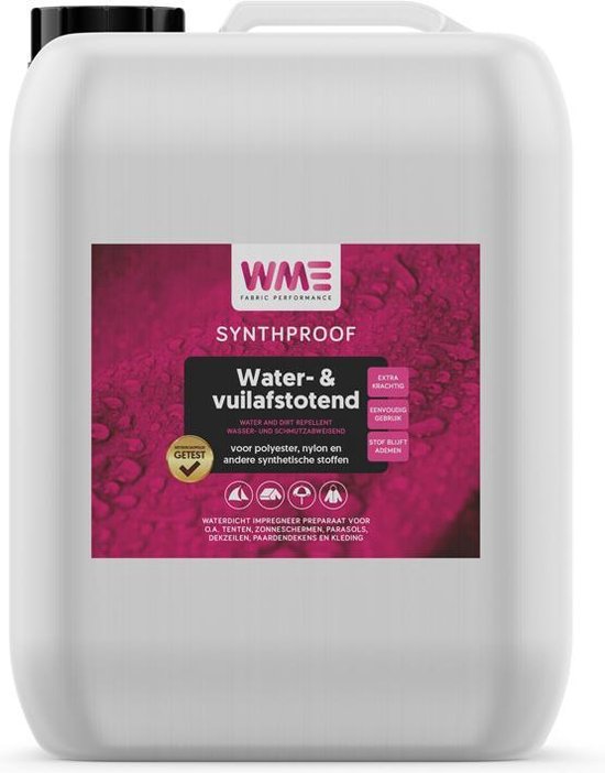 Wme Impregneermiddel - Waterdicht Synthproof - Flacon - 5 Liter | bol