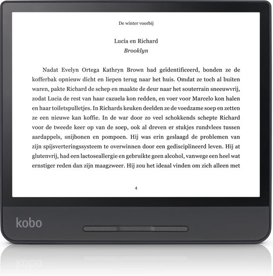 Sneeuwstorm Meting Bedankt Kobo Forma e-reader - Waterdicht - Grote 8 inch scherm - Instelbaar warme  kleur - 8GB... | bol.com