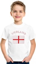 Kinder t-shirt vlag England S (122-128)