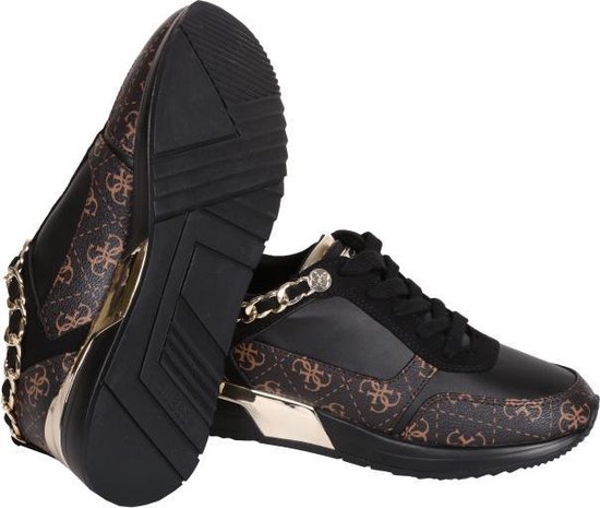 Guess Dames Sneakers Mian3 - Zwart - Maat 36 | Bestel nu!