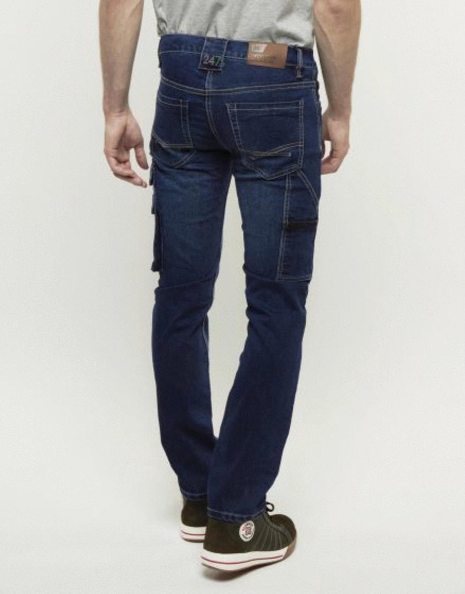 247 Jeans Spijkerbroek Rhino S20 Blauw - Werkkleding - L32-W38
