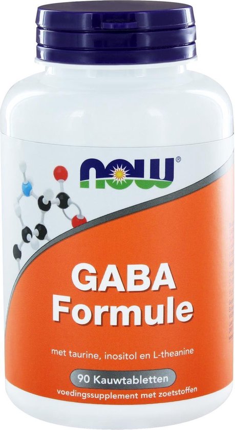 Now - GABA Formule (90 kauwtabs)