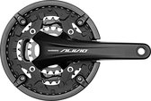 Shimano Alivio FC-T4060 Crankset 44/32/22 9-speed, zwart Pedaalarmlengte 170mm