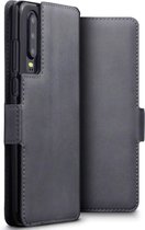 Huawei P30 hoesje - CaseBoutique - Grijs - Leer