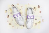 Bowtie Purple White