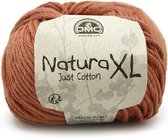 DMC NATURA XL 101 Terracotta. PAK MET 5 BOLLEN a 100 GRAM, KL.NUM. 33.