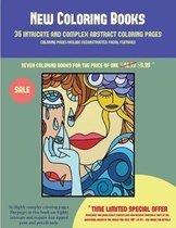 New Coloring Books (36 intricate and complex abstract coloring pages): 36 intricate and complex abstract coloring pages: This book has 36 abstract coloring pages that can be used to color in,