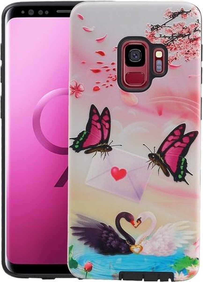 Vlinder Design Hardcase Backcover voor Samsung Galaxy S9