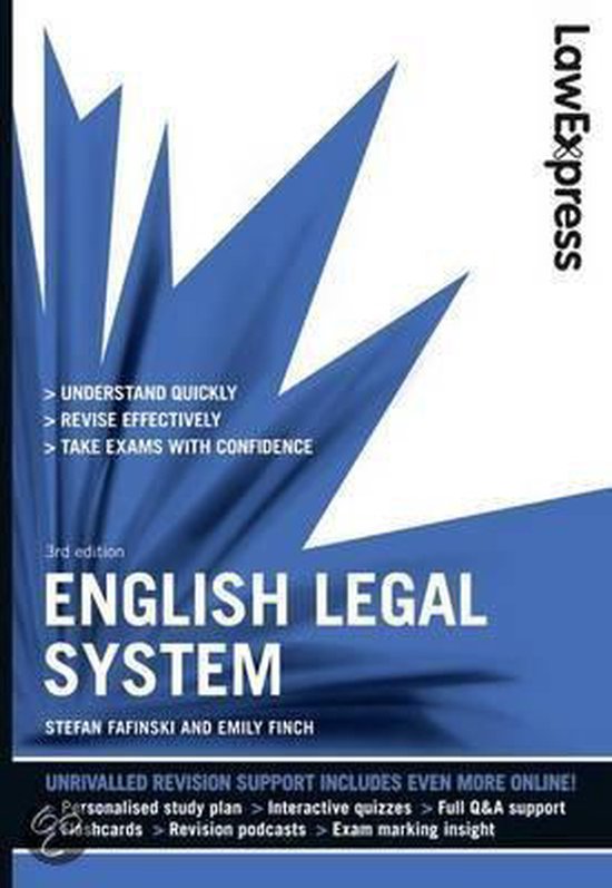 Law Express: English Legal System (Revision Guide) - cover
