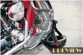 DP® Diamond Painting pakket volwassenen - Afbeelding: Harley Davidson Motor - 40 x 60 cm volledige bedekking, vierkante steentjes - 100% Nederlandse productie! - Cat.: Voertuigen