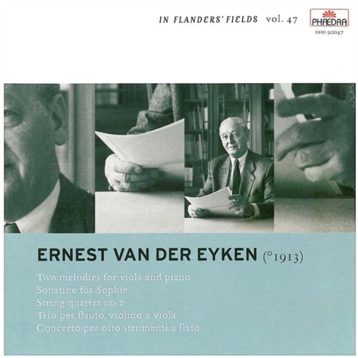 Ernest Van Der Eyken - In Flanders' Fields 47: Chamber Music (CD)