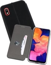 Slim Folio Case - Book Case Telefoonhoesje - Folio Flip Hoesje - Geschikt voor Samsung Galaxy A10 - Zwart