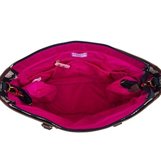 Pink Lining Henrietta Tote - Diamond Heart - Grey & Red van Pink Lining — afbeelding 3