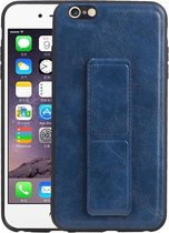 Grip Stand Hardcase Backcover voor iPhone 6 Plus Blauw