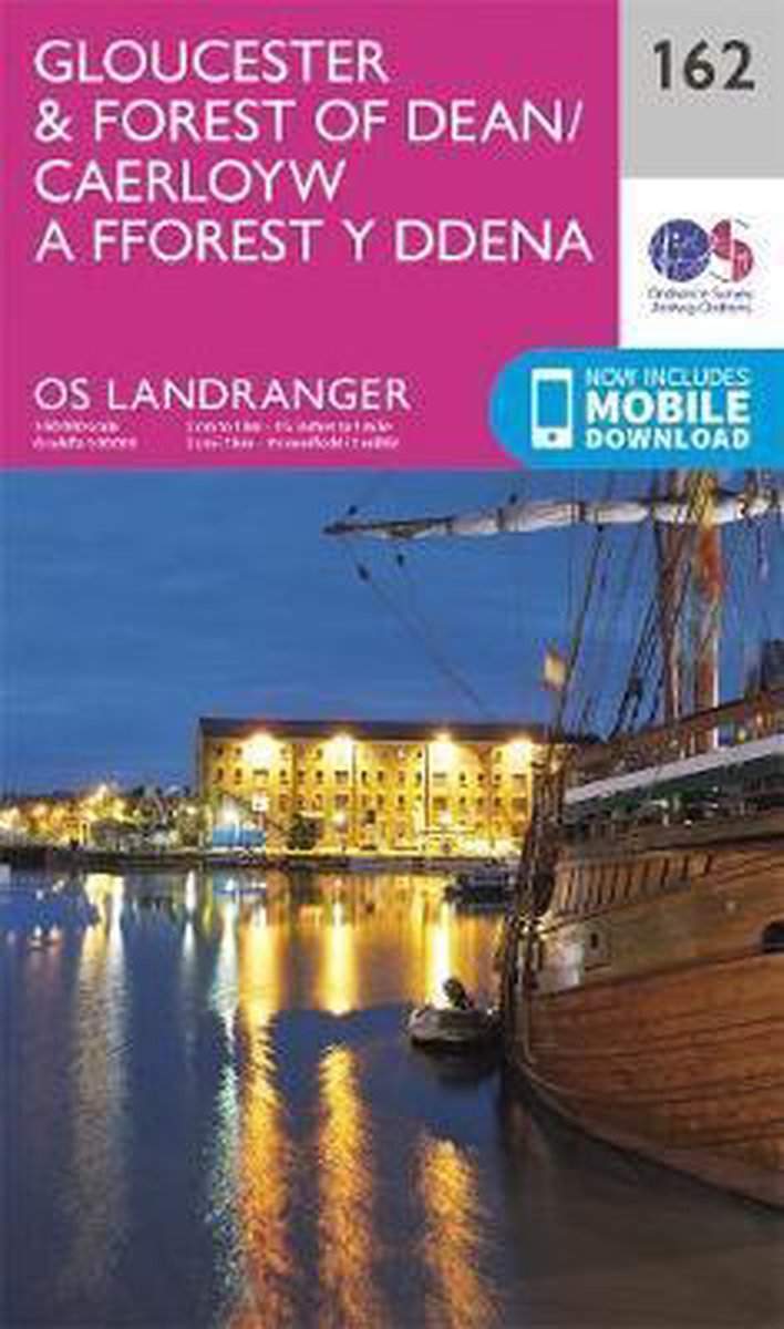OS Landranger Map 162 Gloucester Forest Of Dean