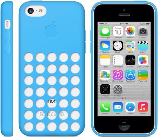 Apple iPhone 5C hoesje van siliconen - Blauw | bol.com