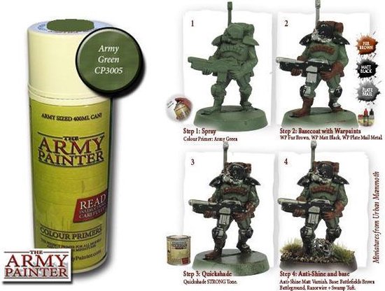Thumbnail van een extra afbeelding van het spel Army Green - Colour Primer - CP3005