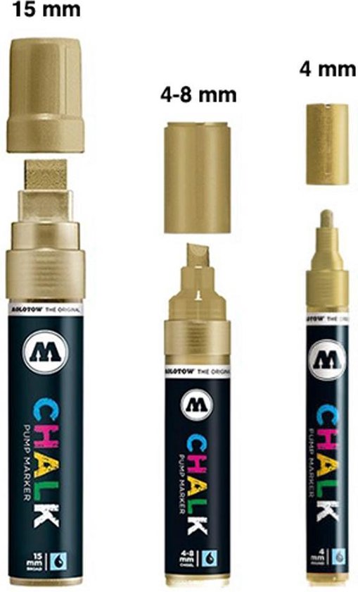 Marqueurs effaçables craie liquide Molotow Chalk