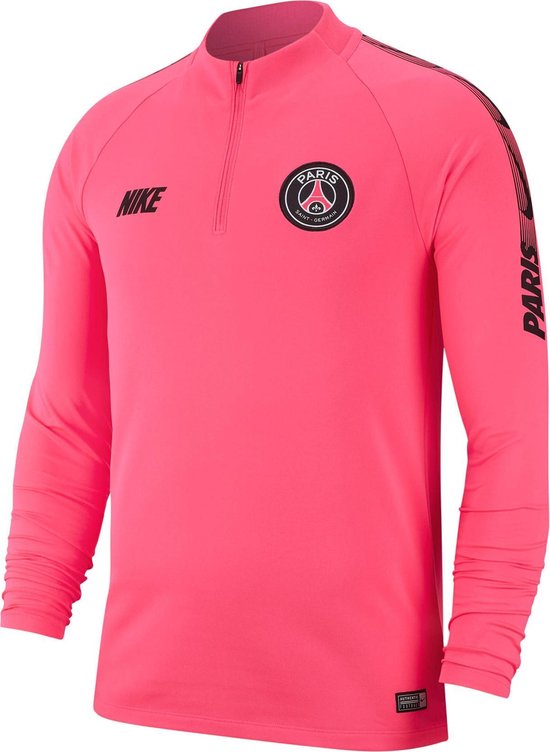 Nike PSG Dry Squad Drill Sporttrui - Maat S - Mannen - roze/zwart | bol.com