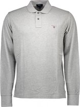 GANT Polo Shirt Long Sleeves Men - S / GRIGIO