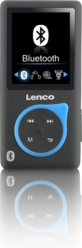Lenco XEMIO-768 Blue - MP3-Speler met Bluetooth® inclusief 8GB micro SD en  sport... | bol.com