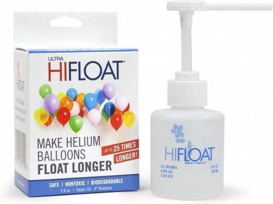 Onbepaald Met name Elasticiteit Ultra Hi-Float Ballongel incl. pomp voor 50 ballonnen | bol.com