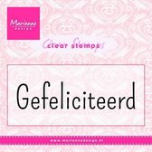 Marianne Design Stempel Gefeliciteerd (Nederlands) CS0960