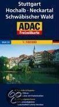 ADAC FreizeitKarte Deutschland 23. Stuttgart, Hochalb, Neckartal, Schwäbischer Wald 1 : 100 000