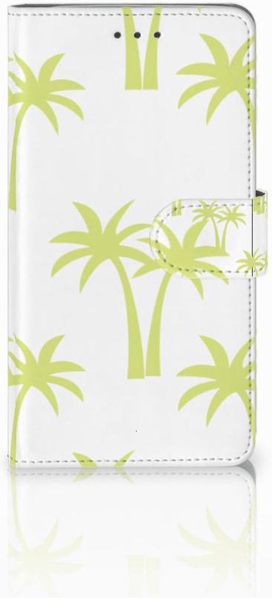 Boekhoesje voor Samsung Galaxy J7 2016 Hoesje Palmtrees