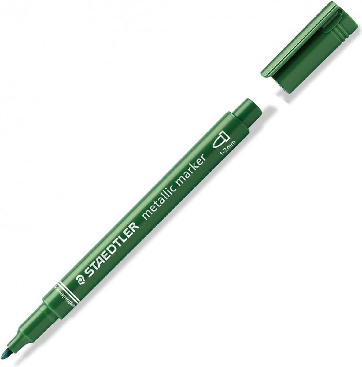 STAEDTLER markeer stift metallic groen