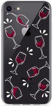iPhone 8 Hoesje Wine not? - Designed by Cazy