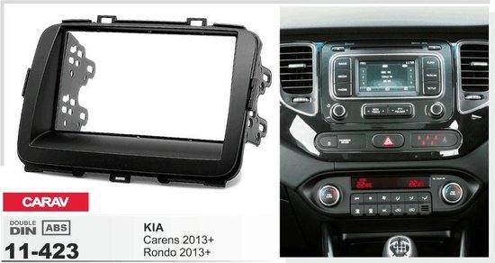 autoradio android inclusief 2-DIN KIA Carens 2013+ Rondo 2013+ frame  Audiovolt 11-423 | bol.com